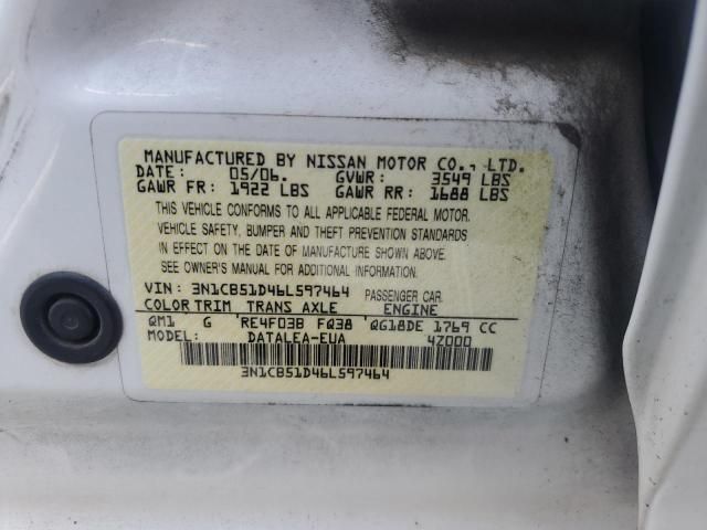 2006 Nissan Sentra 1.8