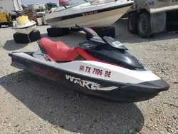 Salvage boats for sale at Haslet, TX auction: 2010 Seadoo Wake