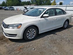 Salvage cars for sale at Finksburg, MD auction: 2014 Volkswagen Passat S