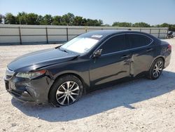 Salvage cars for sale at New Braunfels, TX auction: 2017 Acura TLX