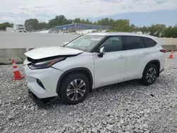 Salvage cars for sale at Barberton, OH auction: 2022 Toyota Highlander XLE