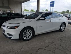 Chevrolet Vehiculos salvage en venta: 2016 Chevrolet Malibu Hybrid