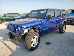 Salvage cars for sale at Kansas City, KS auction: 2018 Jeep Wrangler Unlimited Sport