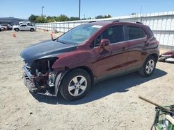 Chevrolet salvage cars for sale: 2016 Chevrolet Trax 1LT