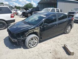 Salvage cars for sale from Copart Midway, FL: 2017 KIA Forte LX