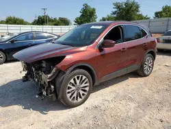 Salvage SUVs for sale at auction: 2021 Ford Escape Titanium