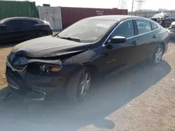 Salvage cars for sale at Elgin, IL auction: 2018 Chevrolet Malibu LS