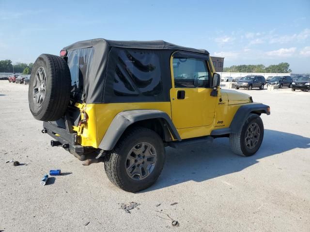 2004 Jeep Wrangler / TJ Sport