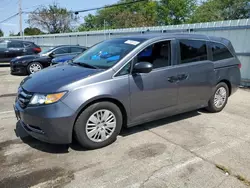 Salvage cars for sale at Moraine, OH auction: 2014 Honda Odyssey LX