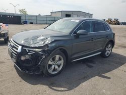 Salvage cars for sale at Assonet, MA auction: 2018 Audi Q5 Premium Plus