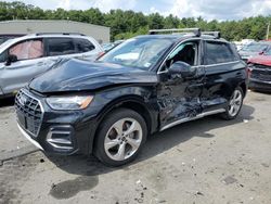 Salvage cars for sale at Exeter, RI auction: 2021 Audi Q5 Premium Plus