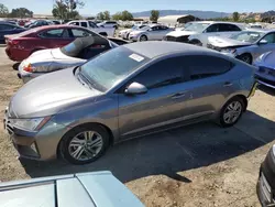 Salvage cars for sale at San Martin, CA auction: 2019 Hyundai Elantra SEL