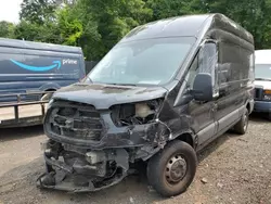 Salvage trucks for sale at New Britain, CT auction: 2016 Ford Transit T-250