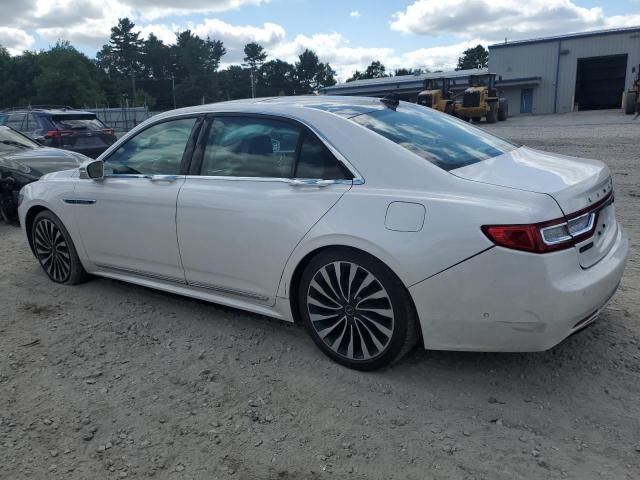 2019 Lincoln Continental Black Label