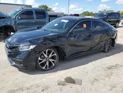 Vehiculos salvage en venta de Copart Orlando, FL: 2019 Honda Civic Sport