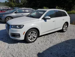 Salvage cars for sale from Copart Fairburn, GA: 2017 Audi Q7 Premium Plus