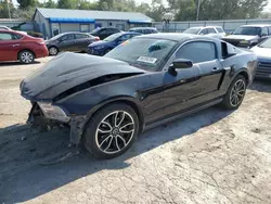 Salvage cars for sale at Wichita, KS auction: 2012 Ford Mustang