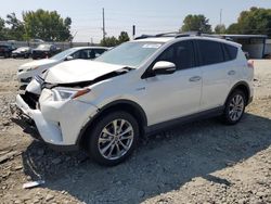 Toyota salvage cars for sale: 2017 Toyota Rav4 HV Limited