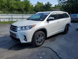 Salvage cars for sale at Albany, NY auction: 2017 Toyota Highlander SE