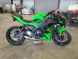 Salvage motorcycles for sale at Jacksonville, FL auction: 2023 Kawasaki EX650 R