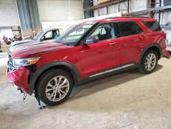 Salvage cars for sale at Eldridge, IA auction: 2020 Ford Explorer XLT