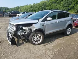 Salvage cars for sale at Marlboro, NY auction: 2018 Ford Escape SEL