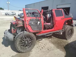 Jeep Wrangler Unlimited Sport salvage cars for sale: 2016 Jeep Wrangler Unlimited Sport