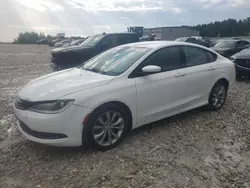 Flood-damaged cars for sale at auction: 2015 Chrysler 200 S