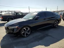 Honda salvage cars for sale: 2021 Honda Accord Sport