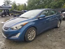 Salvage cars for sale at Waldorf, MD auction: 2014 Hyundai Elantra SE