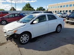 Salvage cars for sale from Copart Littleton, CO: 2013 Toyota Corolla Base