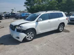 Toyota salvage cars for sale: 2008 Toyota Highlander