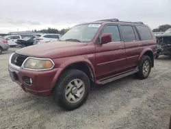 Salvage cars for sale at Sacramento, CA auction: 2000 Mitsubishi Montero Sport Limited