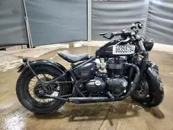 Salvage motorcycles for sale at Columbia Station, OH auction: 2018 Triumph Bonneville Bobber Black