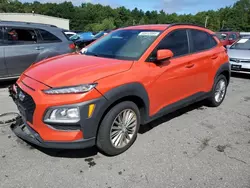 Salvage cars for sale at Exeter, RI auction: 2019 Hyundai Kona SEL