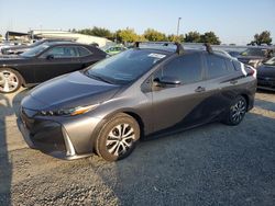 Salvage cars for sale at Sacramento, CA auction: 2022 Toyota Prius Prime LE