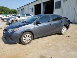 Salvage cars for sale at Gaston, SC auction: 2016 Toyota Corolla L