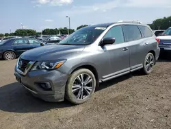 Salvage cars for sale at East Granby, CT auction: 2018 Nissan Pathfinder S