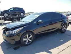 Salvage cars for sale at Grand Prairie, TX auction: 2018 KIA Forte LX