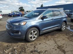 Salvage cars for sale at Woodhaven, MI auction: 2019 Ford Edge SEL