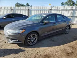 Salvage cars for sale at Harleyville, SC auction: 2017 Ford Fusion SE Hybrid