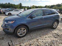 Salvage cars for sale at Candia, NH auction: 2018 Ford Edge SEL