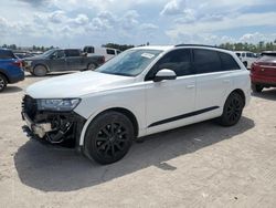 Salvage cars for sale at Houston, TX auction: 2019 Audi Q7 Premium Plus