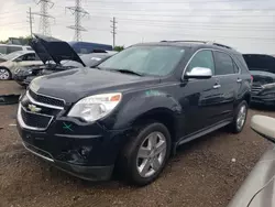 Salvage cars for sale at Elgin, IL auction: 2014 Chevrolet Equinox LTZ