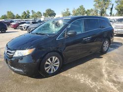 Salvage cars for sale at Bridgeton, MO auction: 2017 Honda Odyssey EXL