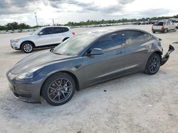 Salvage cars for sale at Arcadia, FL auction: 2021 Tesla Model 3