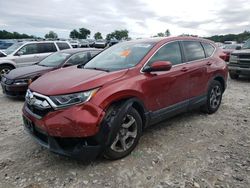 Salvage cars for sale at West Warren, MA auction: 2018 Honda CR-V EX