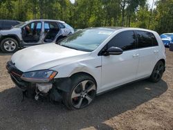 Volkswagen Vehiculos salvage en venta: 2017 Volkswagen GTI S