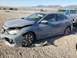 Honda salvage cars for sale: 2018 Honda Civic LX