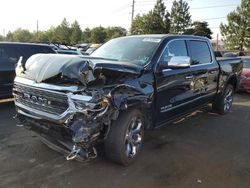 Dodge ram 1500 Limited salvage cars for sale: 2020 Dodge RAM 1500 Limited